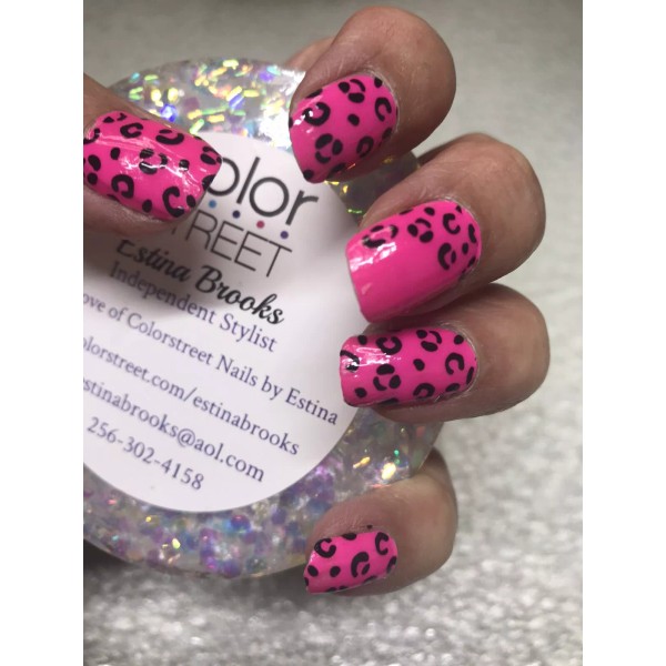 Color Street Nail polish strips Color Spot On Clear Overlay