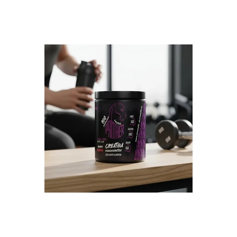 Creatina Monohidratada 500g En Polvo Panther Protein Sabores