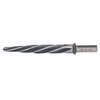 Construction Reamer 5 Flute 5/8in 12.7mm Diameter Round Shank Spiral