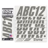 Stiffie Shift Carbon 3" ID Kit Alpha-Numeric Registration Identification Numbers