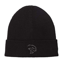 Dodge Hellcat Embroidered Beanie Hat - Black