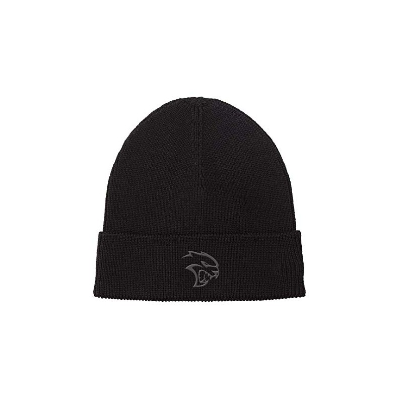Dodge Hellcat Embroidered Beanie Hat - Black