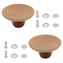 GDFYMI 2 Pack Universal Pot Lid Top Replacement Knob, Metal Pot Ld Handle with Screw Kits, Rose Gold