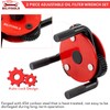 BILITOOLS Oil Filter Removal Tool, Universal Oil Filter Wrench Set