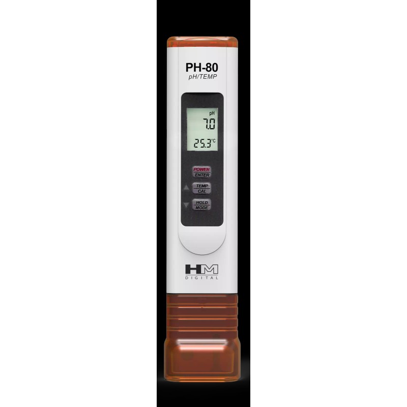 HM Digital PH Meter PH-80 Handheld Water Resistant Water Quality