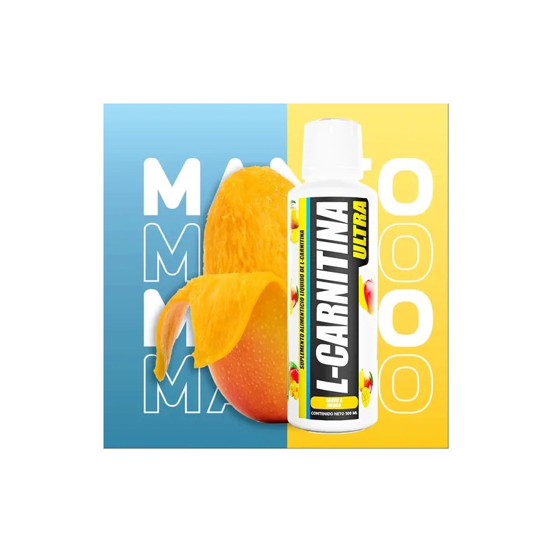 Carnitina Bhp Ultra L-carnitina Liquida Ultra 500 Ml Sabor Mango
