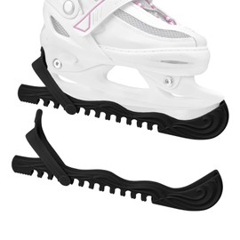 Lnrkai Blade Protectors, Ice Skate Protectors, Adjustable Ice Skate Accessories for Figure Skating, Ice Hockey Shoes for Women and Children (1, Black, M)
