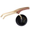 Antihot Wood Copper Tea Clip NonSlip Tea Set Tweezers Tea