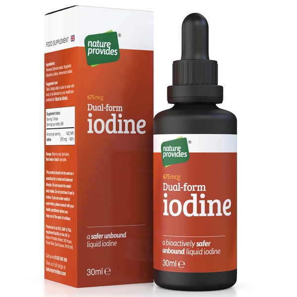 Natural Dual-Form Iodine : 100% Free and Unbound Iodine/Iodide Supplement.