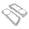 1 Pair Fog Light Grill Cover 51117312595 Scratch Proof Front