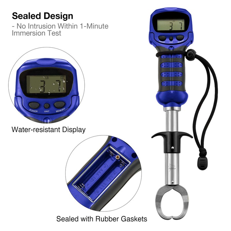 Piscifun Fish Gripper with Digital Fish Scale, Memory Function Fishing