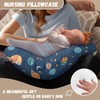 Mintulipy Cartoon Spaceman Nursing Pillow Cover with Hidden Zipper Soft