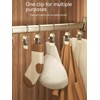 10/30/50Pcs Space-Saving Clothespin, Upgrade Double Head Clamp Dipped Hanger for