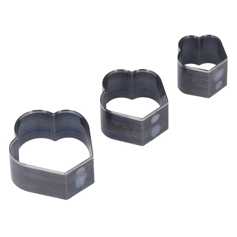 3Pcs Crown Shape Leather Punching Die Set Cutting Knife Kit