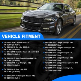 3.6 Pentastar Timing Chain Kit, Compatible with 2011-2016 Jeep Grand Cherokee/Wrangler, Dodge Charger/Durango/Grand Caravan, Chrysler 300, RAM 1500 3.6L V6