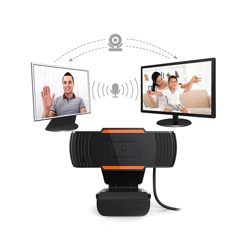 1080P 2MP Wide-Angle Webcam 30fps Auto Focusing Web Cam Noise-reduction