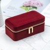 Caja Organizadora de Terciopelo para Anillos Múltiples, Bandeja Expositora con
