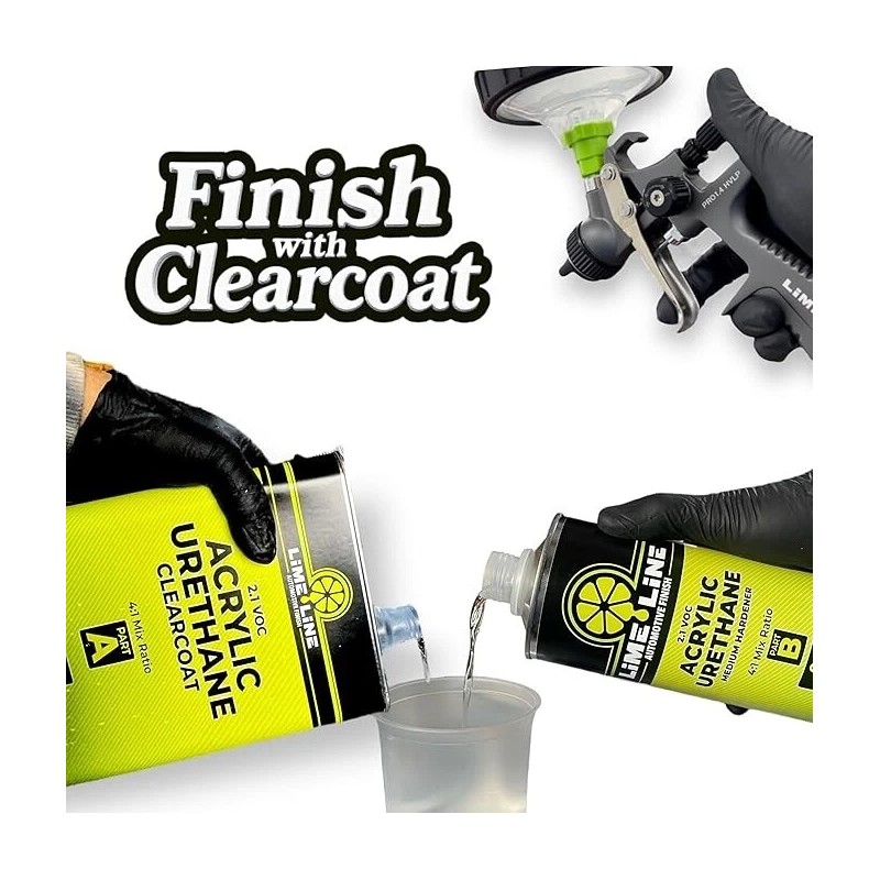 LiME LiNE Red Metal Flake Ready to Spray Automotive Basecoat