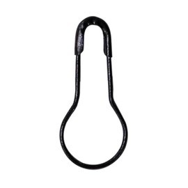 Pony P84115 Safety Pens, Black, 22 mm, 10 Count