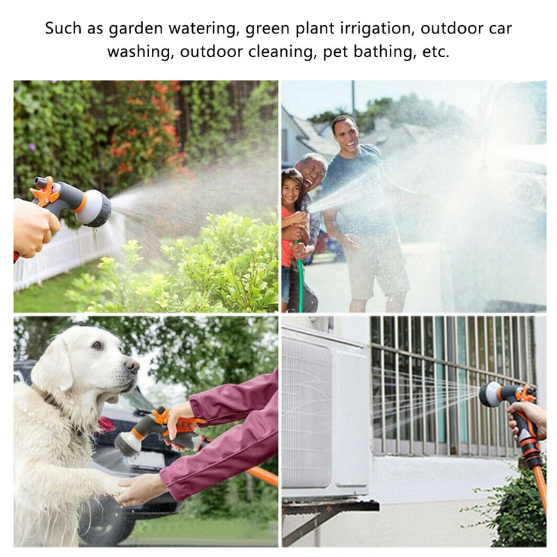 4Pcs Garden Hose Nozzle Sprayer High Pressure Water Gun with