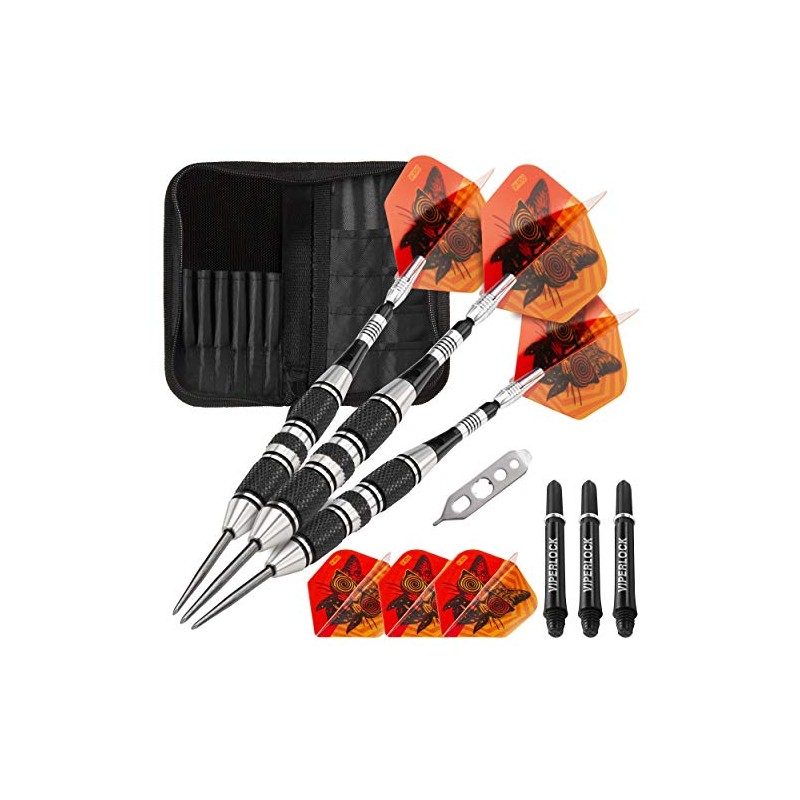 Viper The Freak Steel Tip Darts 3 Knurled Rings Barrel