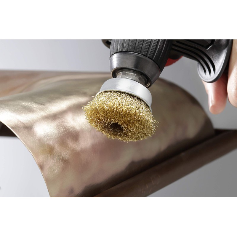 kwb Cup Brush, Fine, Brass Wire, Diameter 50 mm for