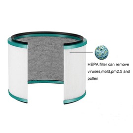 BAMBOOST HEPA Filter Replacement Suitable for Dyson HP02 HP01 HP00 Pure Hot + Cool Link Fan and Dyson Pure Cool HP03 DP03 DP01 Desk Air Purifier