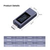 USB C Tester Heemol Meter Meter Phone Charging Tester USB