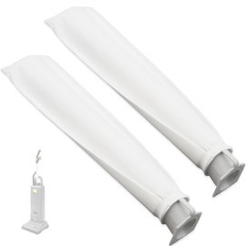 Terixe 2-Pack MicroFilter fit for SEBO Auto-X S | Replacement Vacuum Filters for Windsor Sensor S12/S15/XP/SR & Essential G1 G2 Upright Vacuums |Replacement for Part#5301 5036ER Micro Hygiene Filter