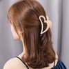 Heart-Shaped Women's Updo Hair Claw Clip Hairpin 4ea