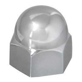 GG Grand General 10090SP 9/16 X 11/16 Inches Acorn Chrome Zinc Lug Nut Cover, Set of 10