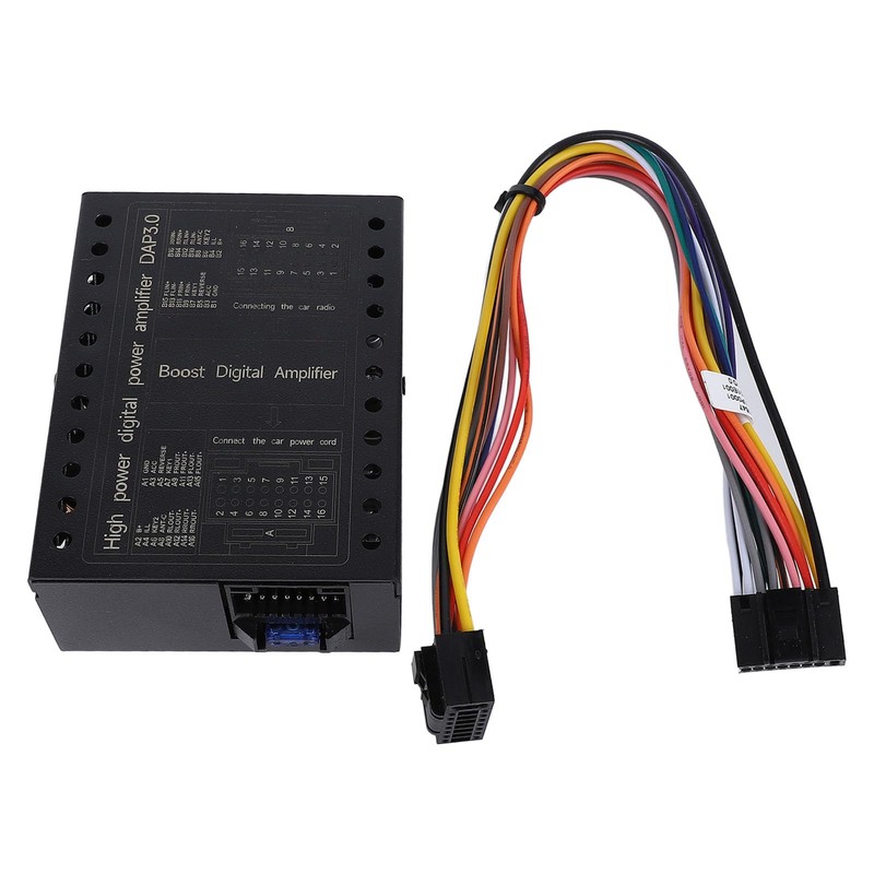 Car DSP Amplifier, 4CH X 50W Class AB Power Amp,