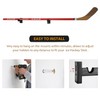 TOBWOLF 2PCS Hockey Stick Display Case, Hockey Stick Hanger Holder,