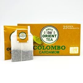 Orient Tea, Cardamom Tea (Tea Bag), 100% Pure Natural Hand-Picked Tea, No Additives, Black Tea (25)