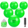 Hanaive 6 Pcs Playground Ball 10 Inch Kickballs Dodgeball Rubber
