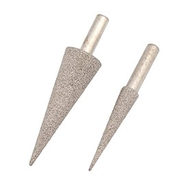 Diamond Grinding Head, Pointed Soldered Polishing Drill Bits with 6mm Shank for Metal Stone Jade Large and Small