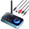 Bluetooth 5.0 Transmitter Receiver - SOOMFON Bluetooth TV Adapter with