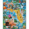 White Mountain Puzzles Florida - 1000 Piece Jigsaw Puzzle