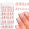 Lifextol 240pc French Tip Press on Nails Short Fake Nails
