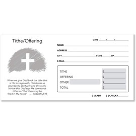 500 Church Offering | Tithe Donation Envelopes