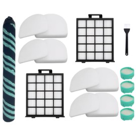 AZ4002 filter Compatible with shark detect pro/Shark Power Detect Upright Vacuum AZ4000 AZ4002 AZ4000C-2HEPA+4Foam&Felt Filters+1Cleaning Brush+4Odor Neutralizer Cartridge+1Main Brush (12pcs)
