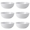 ZAINCA Melamine Cereal Bowls, Salad Bowls Soup Bowls, Shatter Resistant,