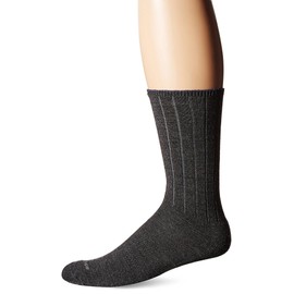 Sockwell Cambridge Sock, Size: L/XL - Charcoal with a Helicase Sock Ring