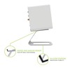 Kanto SE4 Elevated Desktop Speaker Stands for Medium Bookshelf Speakers