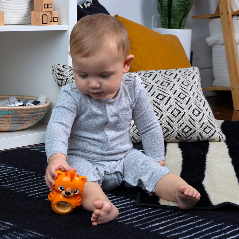 Baby Einstein Teethe & Wobble Tinker Tiger Teether Toy, BPA