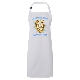 fabulous Premium Kitchen Apron Sextrillionaire Trump Funny Humour Sigma Male Grindset Parody Meme, White