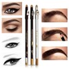 3‑Pack Black Eyebrow & Eyeliner Pencils with Sharpener – Waterproof,