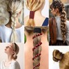 3 Pcs 25" Spiral Braided Hair Ties for Sports,No Damage,Non-Slip
