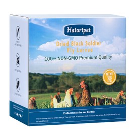 Hatortpet Hatortpet Dried Black Soldier Fly Larvae 5LB-Pure Natural Non-GMO BSF Larvae for Chickens-More Calcium Than Mealworms High-Protein Chickens Treats for Layer Hens Wild Birds Ducks