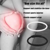 lasuroa 4stk Patellasehnen Stützgurt, Tragbares Silikon Patella Knieband Elastische Patella